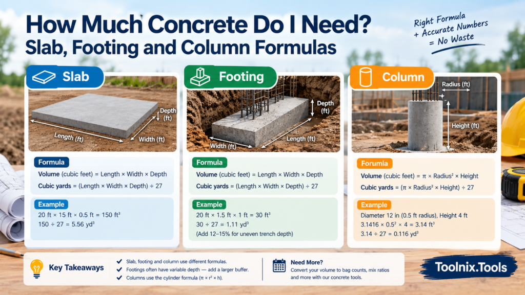 Concrete Volume Calculator